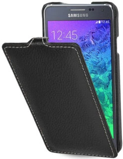 StilGut - Handyhülle Für Samsung Galaxy Alpha "UltraSlim" Aus Leder 18 StilGut - Handyhülle Für Samsung Galaxy Alpha "UltraSlim" Aus Leder -Outlet STILGUT Store galaxy alpha tasche us schw 01