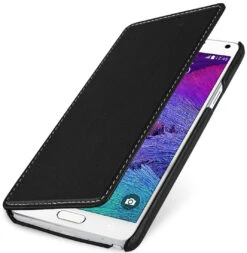StilGut - Handyhülle Für Galaxy Note 4 "Book Type" Aus Leder -Outlet STILGUT Store galaxy note 4 bt case schwn 01
