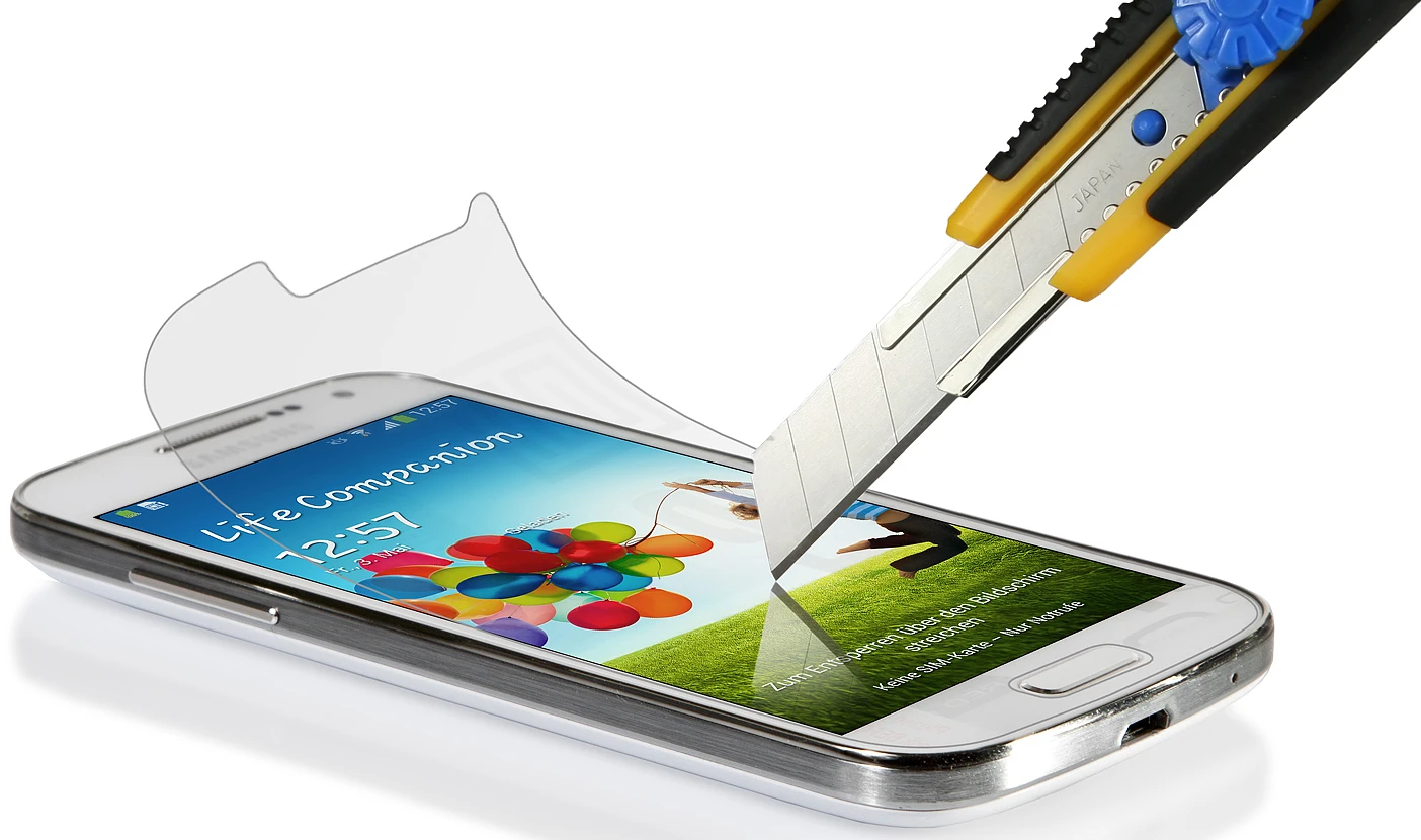 StilGut - Displayschutzfolie Panzerglas Für Samsung Galaxy S4 Mini 2 StilGut - Displayschutzfolie Panzerglas Für Samsung Galaxy S4 Mini – Bild 2