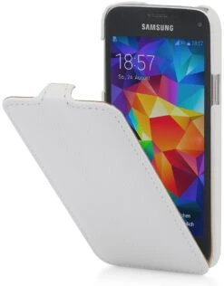 StilGut - UltraSlim Case Für Samsung Galaxy S5 Mini Aus Leder -Outlet STILGUT Store galaxy s5 mini case us w 01