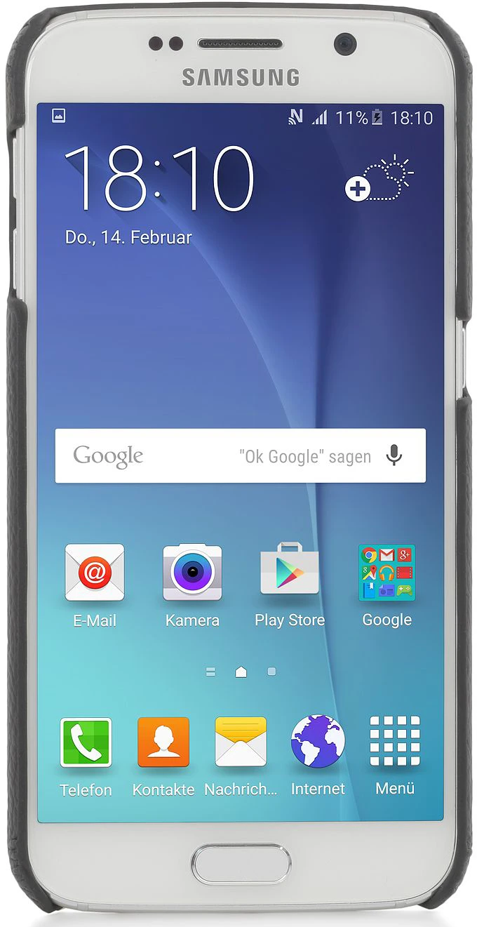 StilGut - Handyhülle Für Galaxy S6 "Cover Type" Aus Leder 2 StilGut - Handyhülle Für Galaxy S6 "Cover Type" Aus Leder – Bild 2