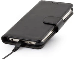 StilGut - Handyhülle Für Galaxy S6 Edge "Talis" Mit Lasche -Outlet STILGUT Store galaxy s6 edge cover bt schw 03