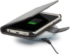 StilGut - Handyhülle Für Galaxy S6 Edge "Talis" Mit Lasche -Outlet STILGUT Store galaxy s6 edge cover bt schw 04