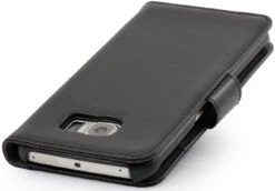 StilGut - Handyhülle Für Galaxy S6 Edge "Talis" Mit Lasche -Outlet STILGUT Store galaxy s6 edge cover bt schw 09