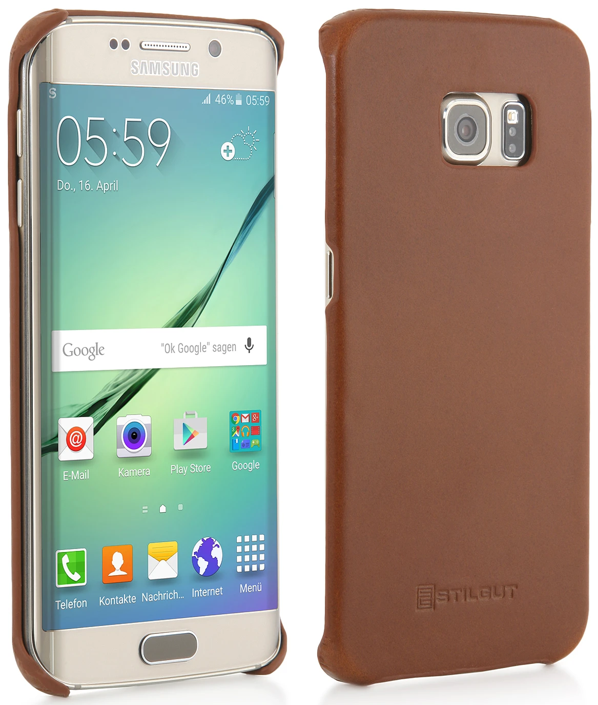 StilGut - Handyhülle Für Galaxy S6 Edge "Cover Type" Aus Leder 13 StilGut - Handyhülle Für Galaxy S6 Edge "Cover Type" Aus Leder – Bild 13