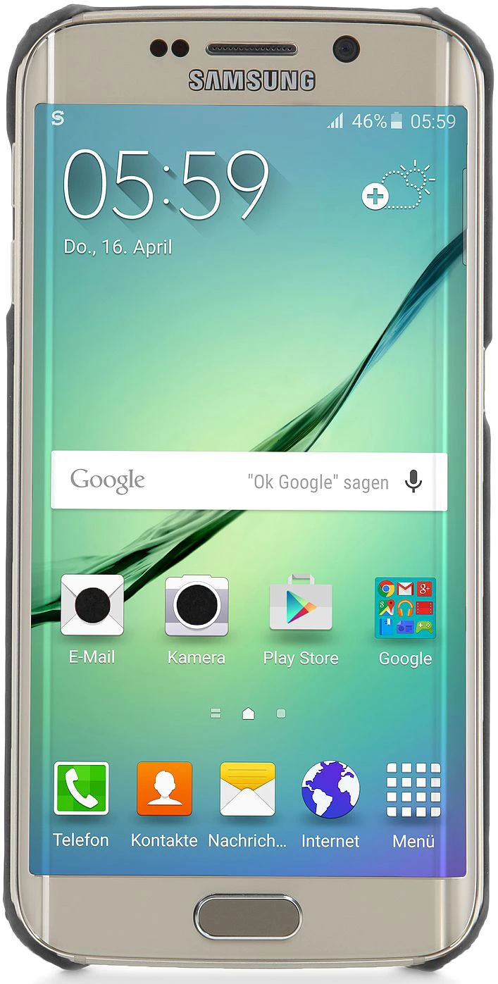 StilGut - Handyhülle Für Galaxy S6 Edge "Cover Type" Aus Leder 2 StilGut - Handyhülle Für Galaxy S6 Edge "Cover Type" Aus Leder – Bild 2