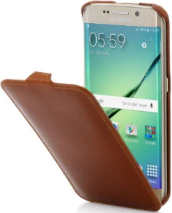 StilGut - Handyhülle Für Galaxy S6 Edge "UltraSlim" Aus Leder