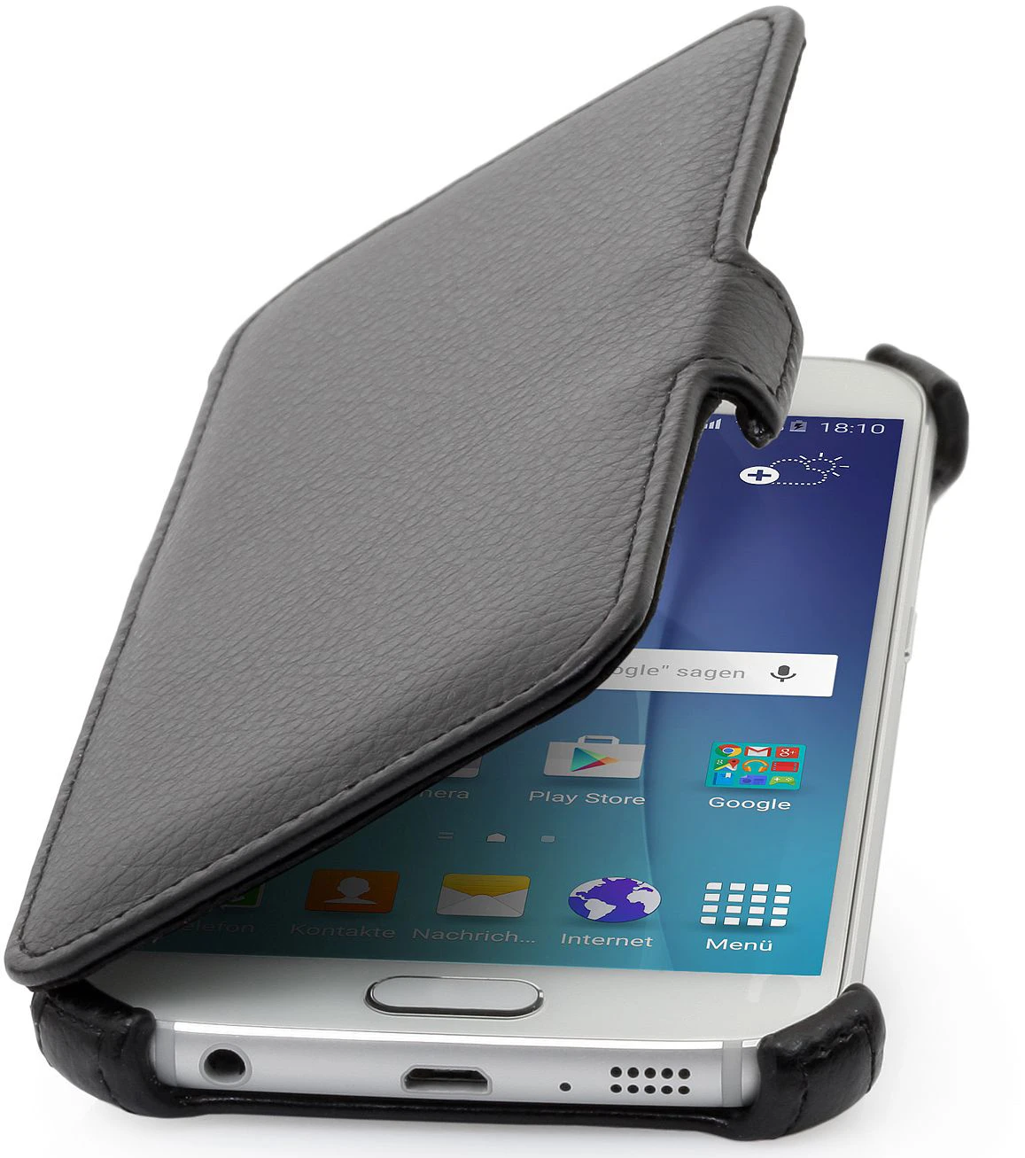 StilGut - Handyhülle Für Galaxy S6 "UltraSlim" Mit Standfunktion 2 StilGut - Handyhülle Für Galaxy S6 "UltraSlim" Mit Standfunktion – Bild 2