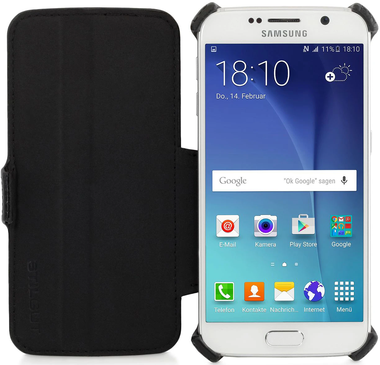 StilGut - Handyhülle Für Galaxy S6 "UltraSlim" Mit Standfunktion 3 StilGut - Handyhülle Für Galaxy S6 "UltraSlim" Mit Standfunktion – Bild 3