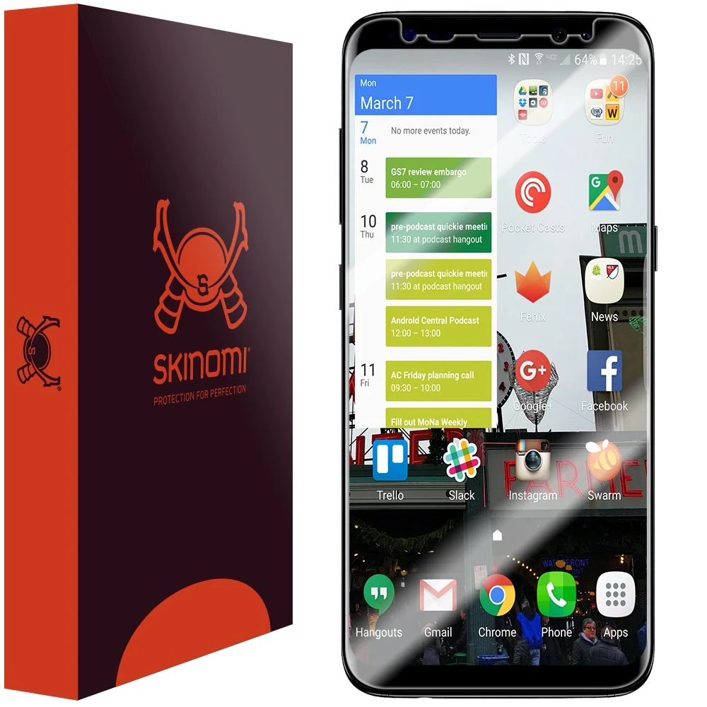 Skinomi - Displayschutzfolie Samsung Galaxy S8 1 Skinomi - Displayschutzfolie Samsung Galaxy S8