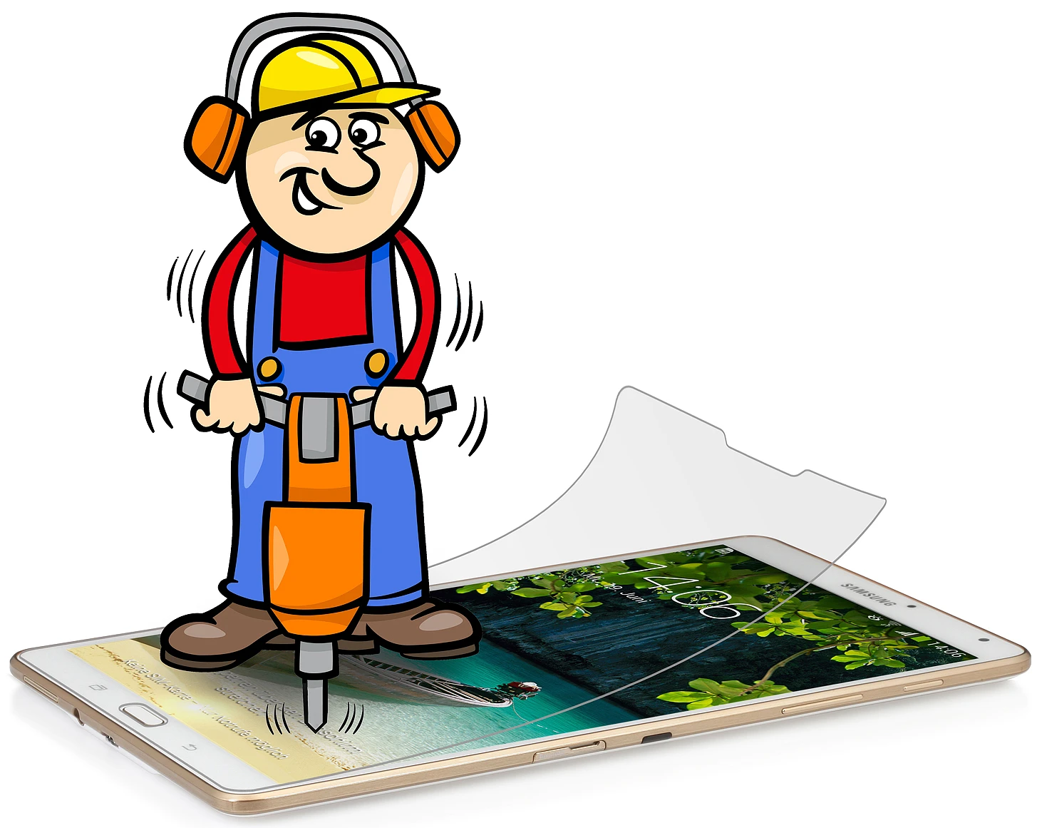 StilGut - Panzerglasfolie Für Samsung Galaxy Tab S 8.4 (2er-Pack) 3 StilGut - Panzerglasfolie Für Samsung Galaxy Tab S 8.4 (2er-Pack) – Bild 3