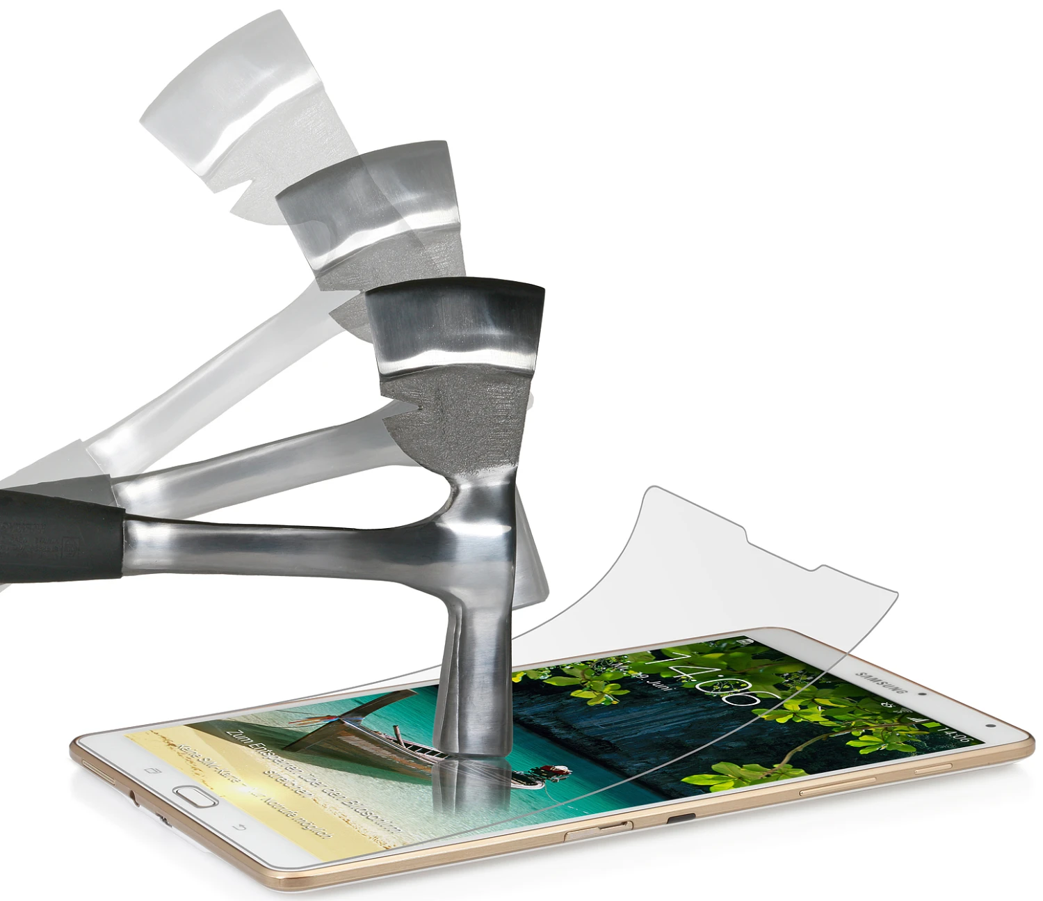 StilGut - Panzerglasfolie Für Samsung Galaxy Tab S 8.4 (2er-Pack) 4 StilGut - Panzerglasfolie Für Samsung Galaxy Tab S 8.4 (2er-Pack) – Bild 4