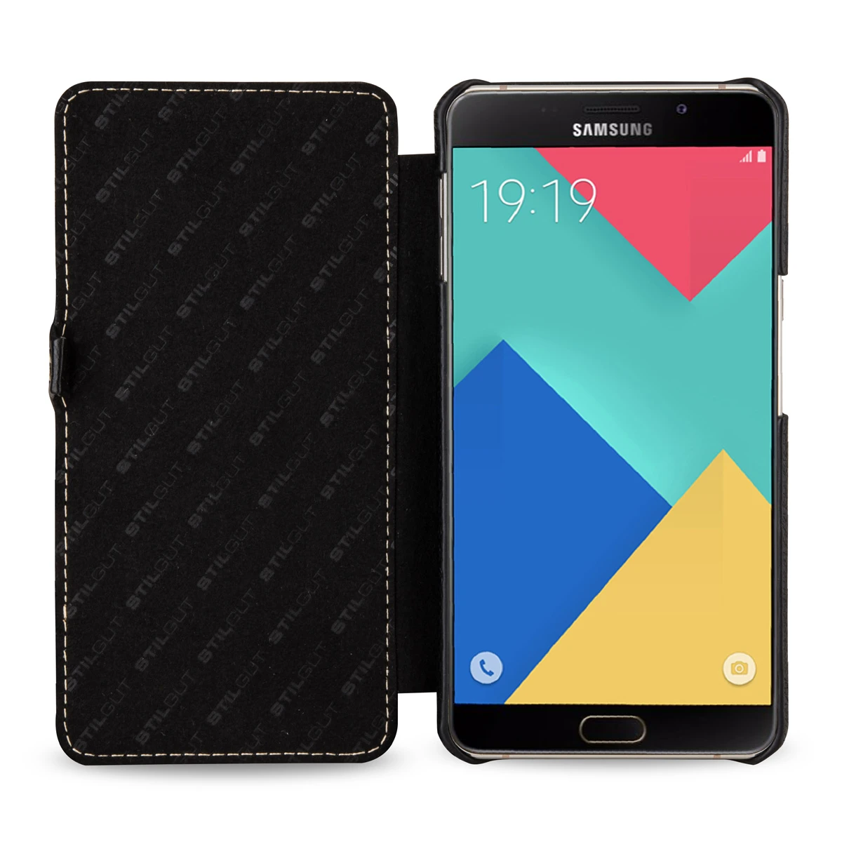 StilGut - Samsung Galaxy A9 (2016) Tasche Book Type Mit Clip 2 StilGut - Samsung Galaxy A9 (2016) Tasche Book Type Mit Clip â Bild 2