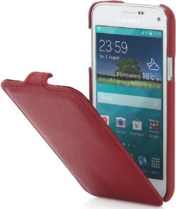 StilGut - UltraSlim Case Für Samsung Galaxy S5 Mini Aus Leder -Outlet STILGUT Store galaxy s5 mini huelle us rn 01