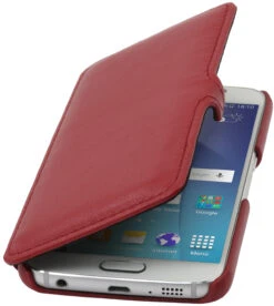 StilGut - Handyhülle Für Galaxy S6 "Book Type" Mit Clip -Outlet STILGUT Store galaxy s6 cover bt mc rn 01
