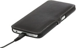 StilGut - Handyhülle Für Galaxy S6 "Book Type" Mit Clip -Outlet STILGUT Store galaxy s6 cover bt mc schw 03