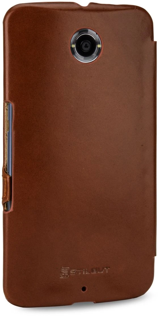 StilGut - Handyhülle Für Nexus 6 "Book Type" Mit Clip 5 StilGut - Handyhülle Für Nexus 6 "Book Type" Mit Clip – Bild 5