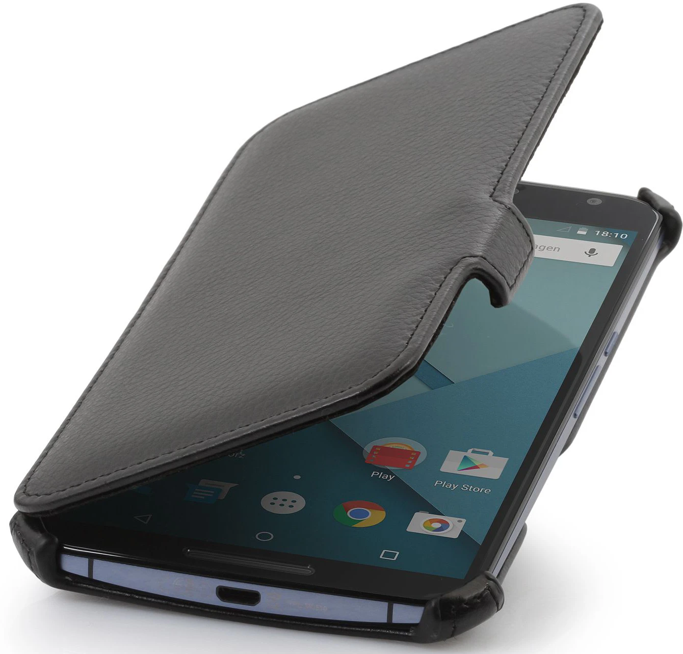 StilGut - Handyhülle Für Google Nexus 6 Mit Standfunktion 3 StilGut - Handyhülle Für Google Nexus 6 Mit Standfunktion – Bild 3