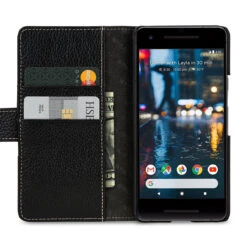StilGut - Google Pixel 2 Hülle Talis Mit Kreditkartenfach -Outlet STILGUT Store google pixel 2 huelle talis mit kreditkartenfach schwarz 01 w 1