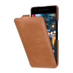 StilGut - Google Pixel 2 Hülle UltraSlim -Outlet STILGUT Store google pixel 2 huelle ultraslim cognac 01 w