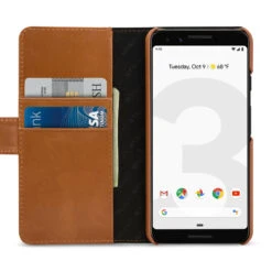 StilGut - Google Pixel 3 Hülle Talis Mit Kartenfach -Outlet STILGUT Store google pixel 3 huelle talis cognac 01