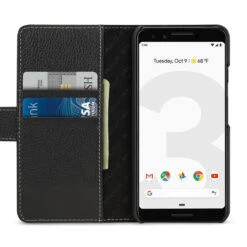 StilGut - Google Pixel 3 Hülle Talis Mit Kartenfach -Outlet STILGUT Store google pixel 3 huelle talis schwarz 01 1