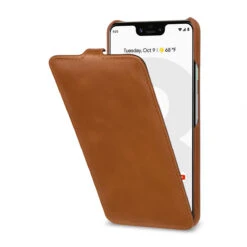 StilGut - Google Pixel 3 XL Hülle UltraSlim -Outlet STILGUT Store google pixel 3 xl huelle ultraslim cognac td 01