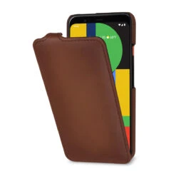 StilGut - Google Pixel 4 Hülle UltraSlim -Outlet STILGUT Store google pixel 4 flip case ultraslim brown td 01
