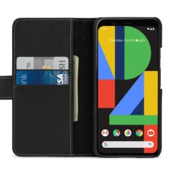 StilGut - Google Pixel 4 Flip Cover Talis Mit Kartenfach -Outlet STILGUT Store google pixel 4 folio case talis black td 01 1