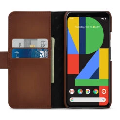 StilGut - Google Pixel 4 Flip Cover Talis Mit Kartenfach -Outlet STILGUT Store google pixel 4 folio case talis brown td 01