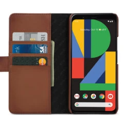 StilGut - Google Pixel 4 XL Flip Cover Talis Mit Kartenfach -Outlet STILGUT Store google pixel 4 xl folio case talis brown td 01