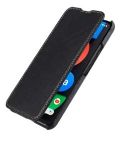 StilGut - Google Pixel 4a 5G Case Book Type -Outlet STILGUT Store google pixel 4a 5g book case black nappa 01