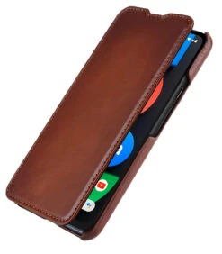 StilGut - Google Pixel 4a 5G Case Book Type -Outlet STILGUT Store google pixel 4a 5g book case brown 01