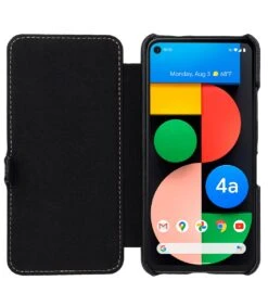 StilGut - Google Pixel 4a 5G Tasche Book Type Mit Clip -Outlet STILGUT Store google pixel 4a 5g book case clip black 03