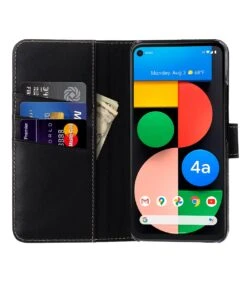 StilGut - Google Pixel 4a 5G Flip Cover Talis Mit Kartenfach -Outlet STILGUT Store google pixel 4a 5g wallet case talis black 01