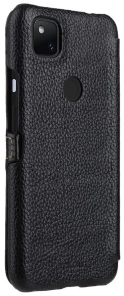 StilGut - Google Pixel 4a Tasche Book Type Mit Clip -Outlet STILGUT Store google pixel 4a book case clip black 05