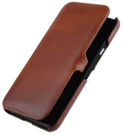 StilGut - Google Pixel 4a Tasche Book Type Mit Clip -Outlet STILGUT Store google pixel 4a book case clip brown 01