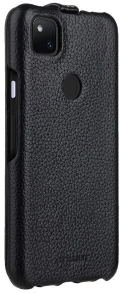 StilGut - Google Pixel 4a Hülle UltraSlim -Outlet STILGUT Store google pixel 4a flip case ultraslim black 05