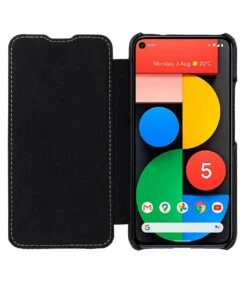 StilGut - Google Pixel 5 Case Book Type -Outlet STILGUT Store google pixel 5 book case black 03