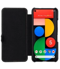 StilGut - Google Pixel 5 Tasche Book Type Mit Clip -Outlet STILGUT Store google pixel 5 book case clip black 03