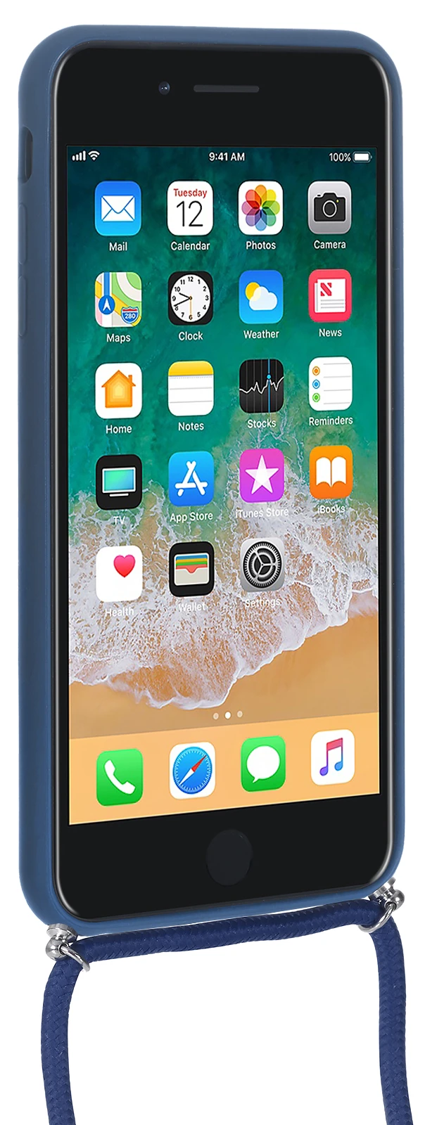 StilGut - Handykette Für IPhone 7 Mit Lederrückseite 3 StilGut - Handykette Für IPhone 7 Mit Lederrückseite – Bild 3