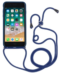 StilGut - Handykette Für IPhone 7 Plus Mit Lederrückseite -Outlet STILGUT Store handykette iphone 7 plus blau 013LG39W0lpyd6X