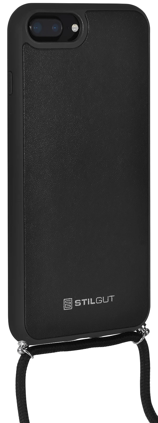 StilGut - Handykette Für IPhone 8 Plus Mit Lederrückseite 2 StilGut - Handykette Für IPhone 8 Plus Mit Lederrückseite – Bild 2