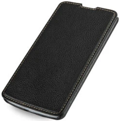 StilGut - Ledertasche "Book Type" Für LG G Pro 2 -Outlet STILGUT Store handytasche lg pro 2 schw 04