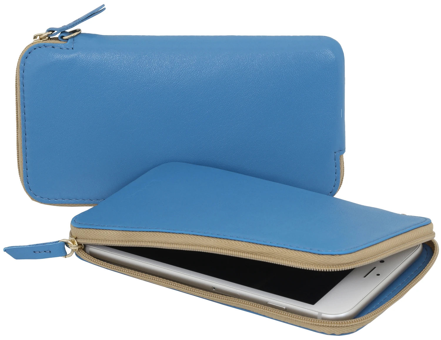 StilGut - Handytasche Aus Leder Mit Reissverschluss 14 StilGut - Handytasche Aus Leder Mit Reissverschluss – Bild 14