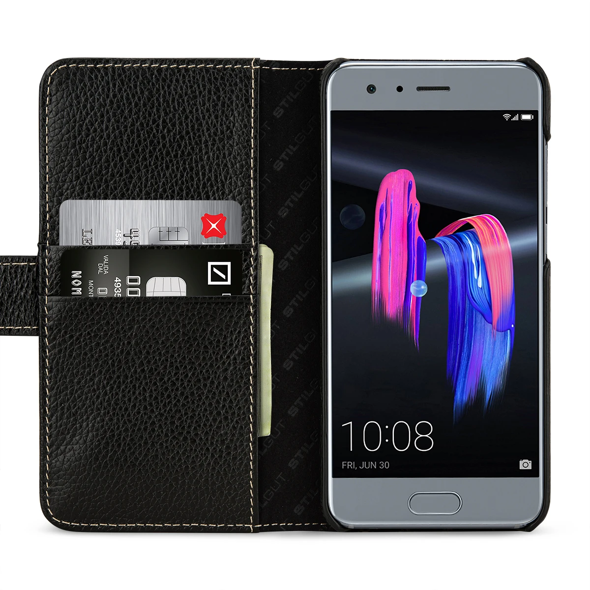 StilGut - Honor 9 Hülle Talis Mit Kreditkartenfach 6 StilGut - Honor 9 Hülle Talis Mit Kreditkartenfach – Bild 6