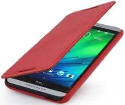 StilGut - Ledertasche "Book Type" Für HTC Desire 816 -Outlet STILGUT Store htc desire 816 case bt rot 01