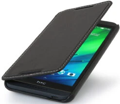 StilGut - Ledertasche "Book Type" Für HTC Desire 816 -Outlet STILGUT Store htc desire 816 cover bt schwn 01