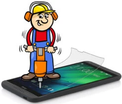 StilGut - Displayschutzfolie "Panzerglas" Für HTC Desire 816 -Outlet STILGUT Store htc desire 816 panzerglasfolie 04