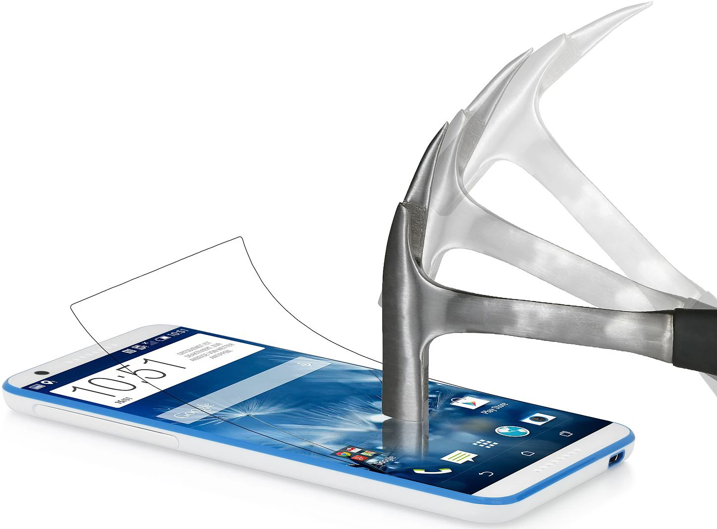 StilGut - Panzerglasfolie Für HTC Desire 820 Mini (2er-Pack) 1 StilGut - Panzerglasfolie Für HTC Desire 820 Mini (2er-Pack)